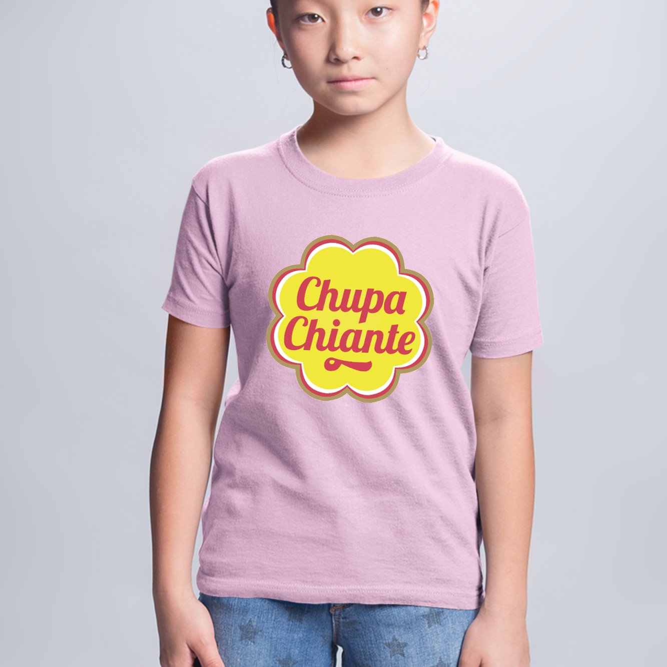 T-Shirt Enfant Chupa chiante Rose