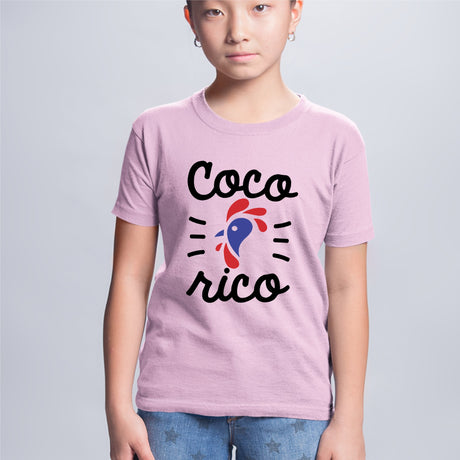 T-Shirt Enfant Cocorico Rose
