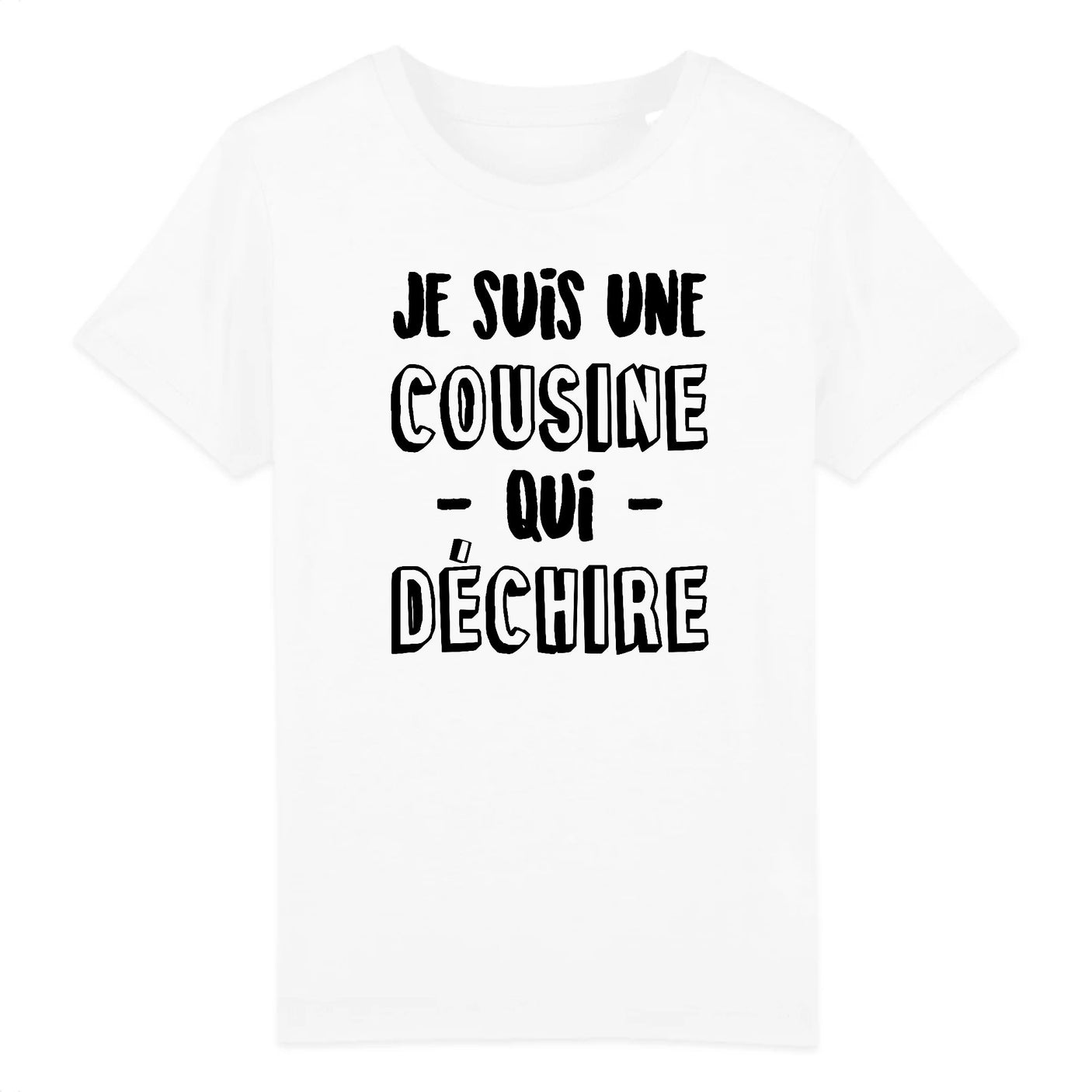 T-Shirt Enfant Cousine qui déchire 