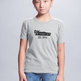 T-Shirt Enfant Delorean 88 MPH Gris