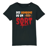 T-Shirt Enfant Des bonbons ou un sort 