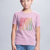 T-Shirt Enfant Hakuna Matata Rose