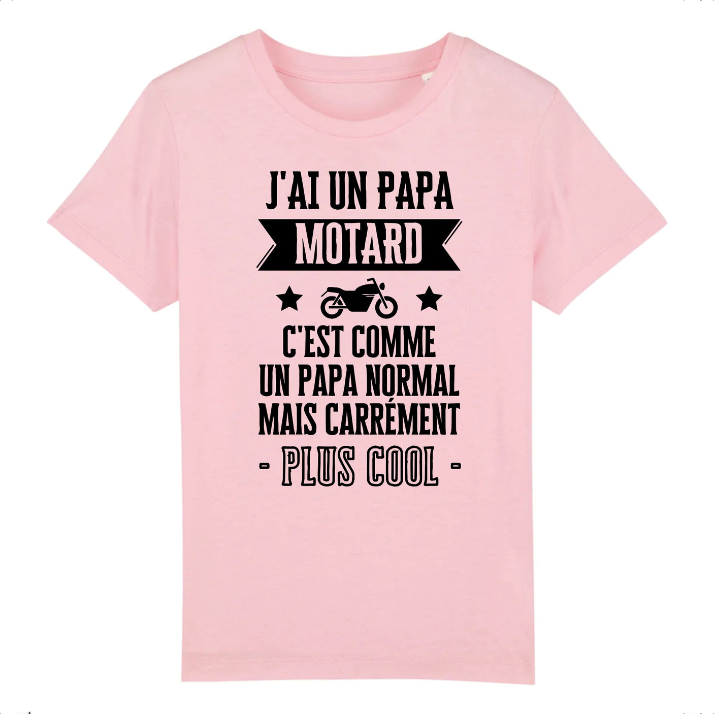 T-Shirt Enfant J'ai un papa motard 