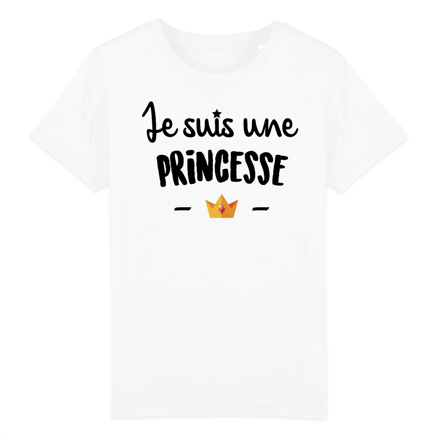 T-Shirt Enfant Je suis une princesse 