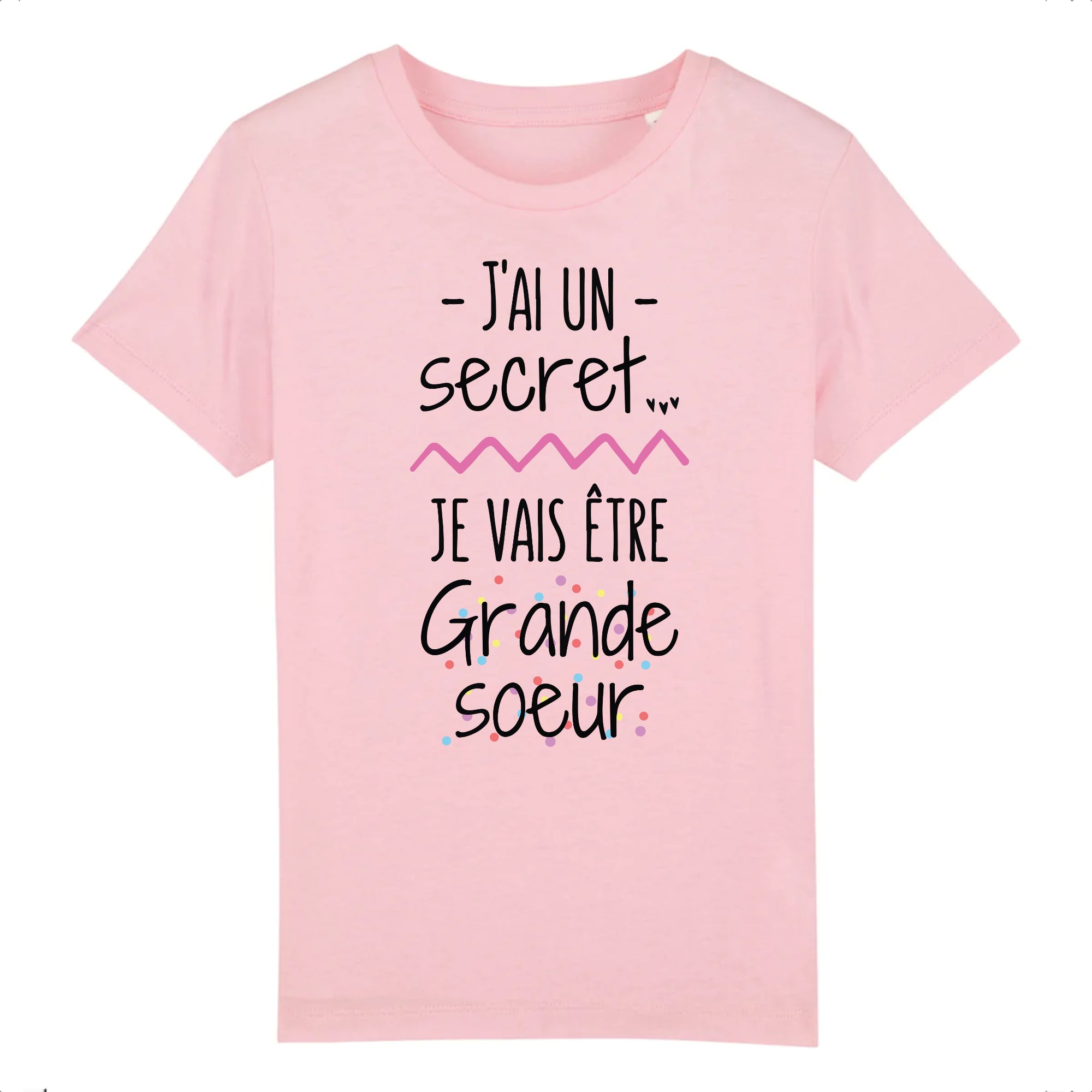 T shirt je discount serai bientot grande soeur