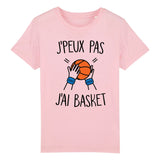 T-Shirt Enfant J'peux pas j'ai basket 