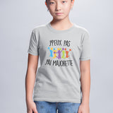 T-Shirt Enfant J'peux pas j'ai majorette Gris