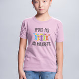 T-Shirt Enfant J'peux pas j'ai majorette Rose