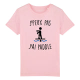 T-Shirt Enfant J'peux pas j'ai paddle 