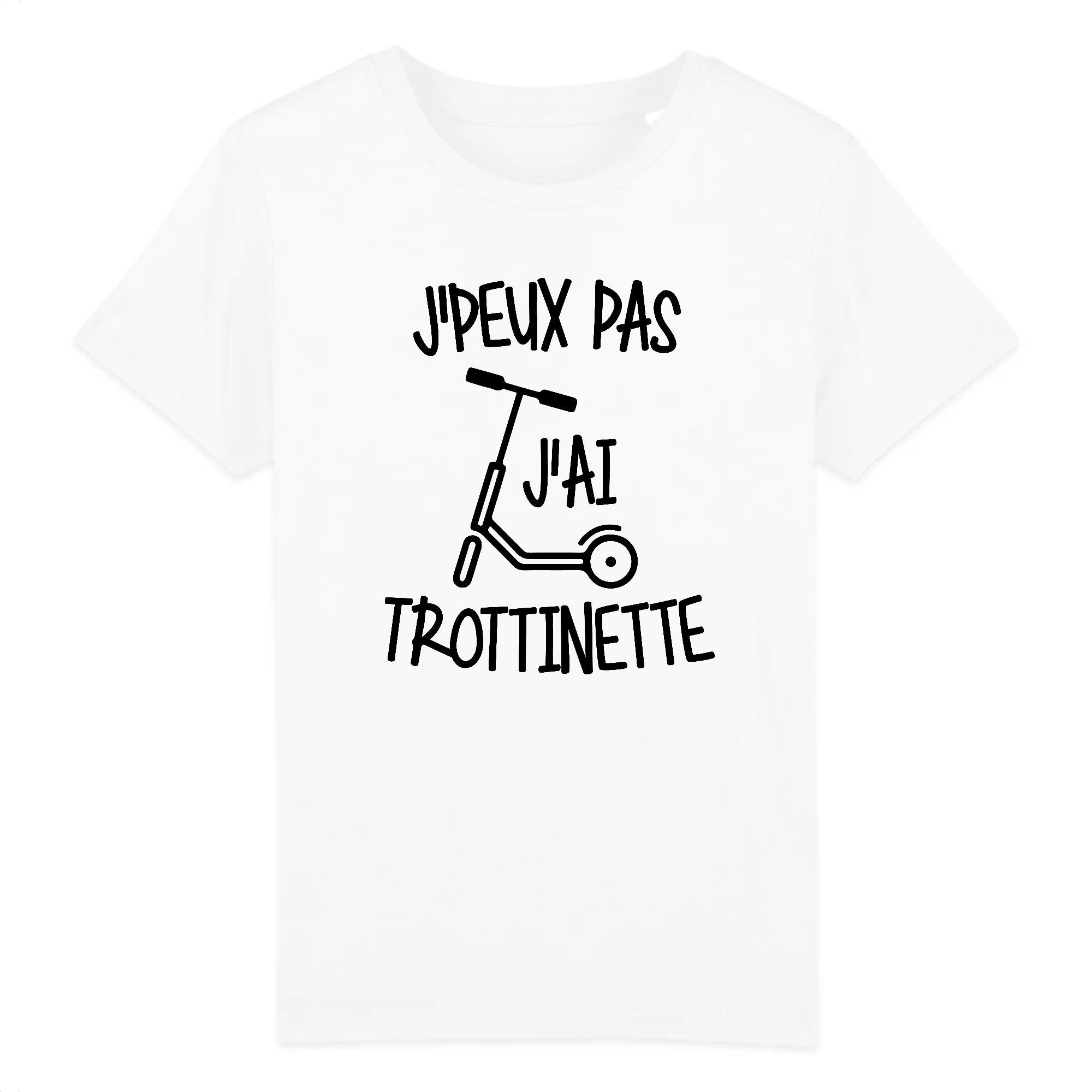 T Shirt Enfant J peux pas j ai trottinette Id e cadeau original