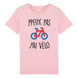 T-Shirt Enfant J'peux pas j'ai vélo 