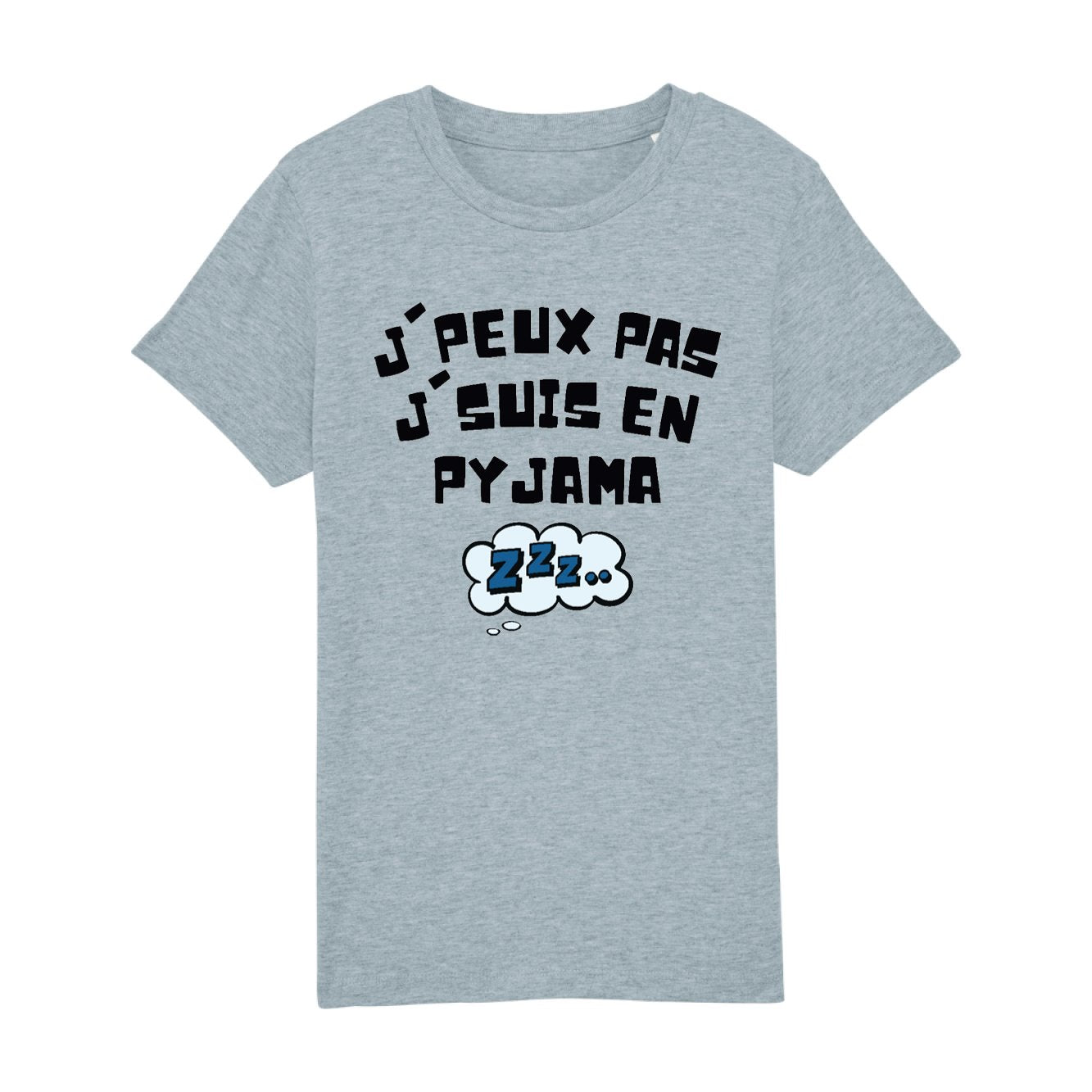 T-Shirt Enfant J'peux pas j'suis en pyjama 