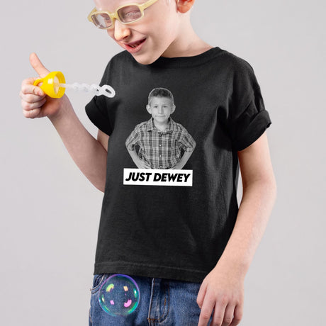 T-Shirt Enfant Just Dewey Noir