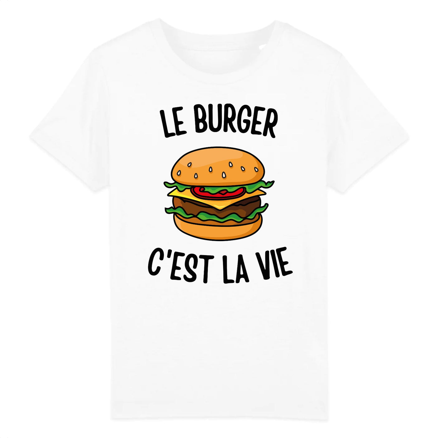 T-Shirt Enfant Le burger c'est la vie 