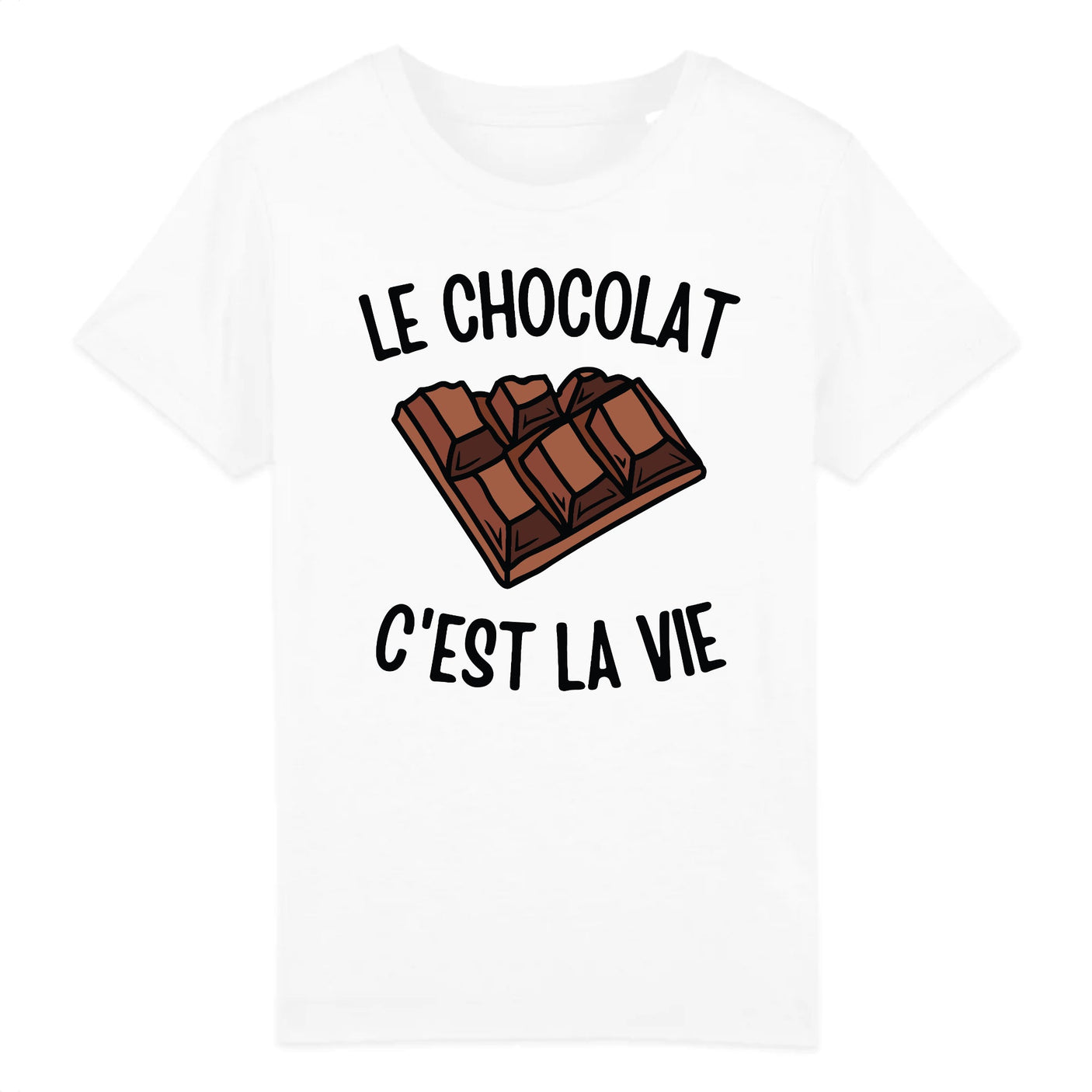 T-Shirt Enfant Le chocolat c'est la vie 