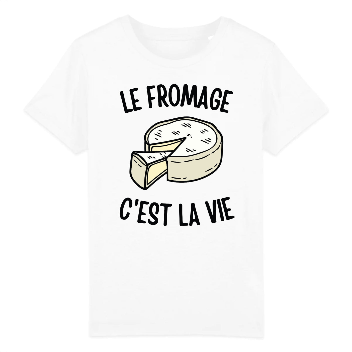 T-Shirt Enfant Le fromage c'est la vie 