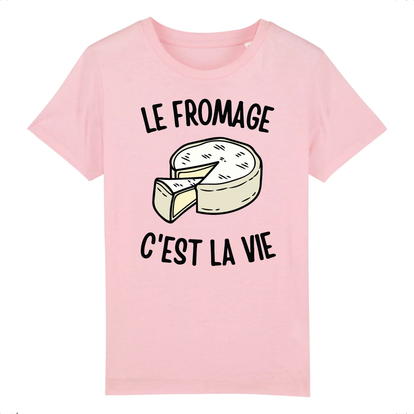 T-Shirt Enfant Le fromage c'est la vie 
