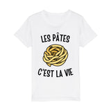 T-Shirt Enfant Les pâtes c'est la vie 