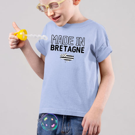 T-Shirt Enfant Made in Bretagne Bleu