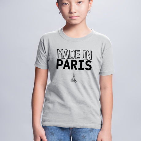 T-Shirt Enfant Made in Paris Gris