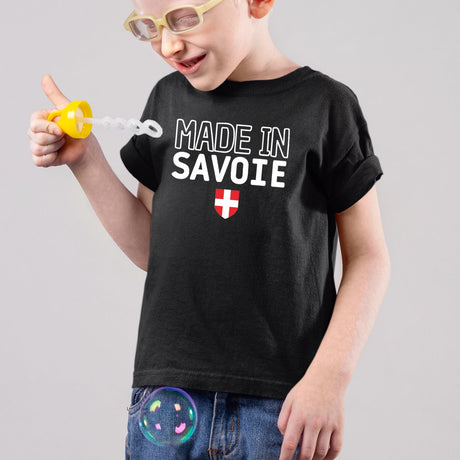 T-Shirt Enfant Made in Savoie Noir