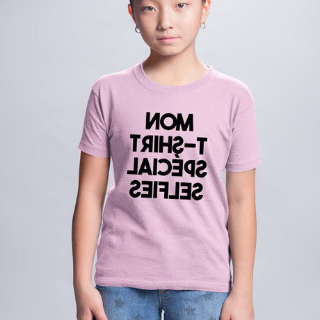 T-Shirt Enfant Mon tee-shirt à selfies Rose