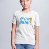 T-Shirt Enfant Oh chui bieng Blanc