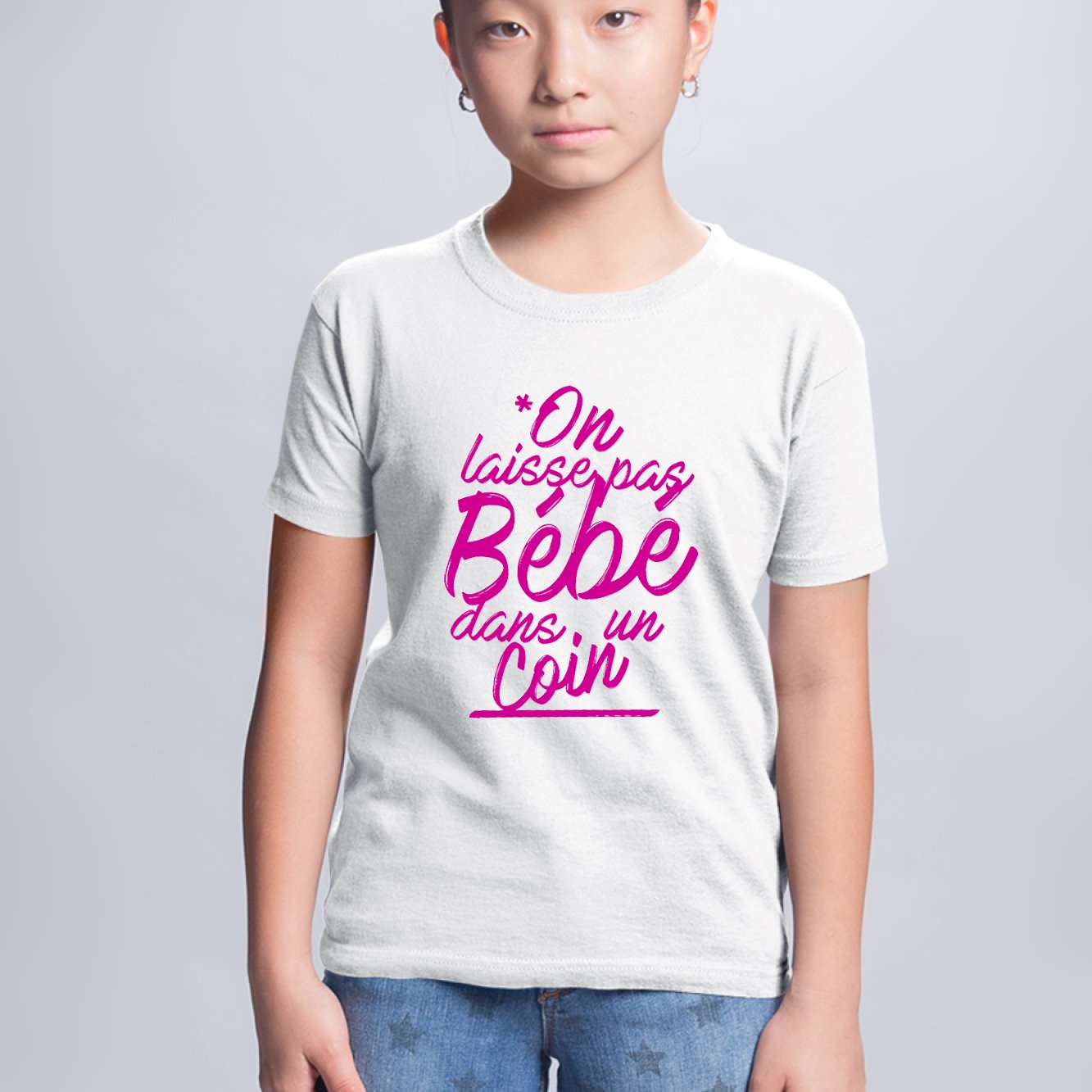 T shirt on laisse pas online bébé dans un coin kiabi