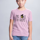 T-Shirt Enfant Pas folle la guêpe Rose