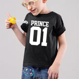 T-Shirt Enfant Prince 01 Noir
