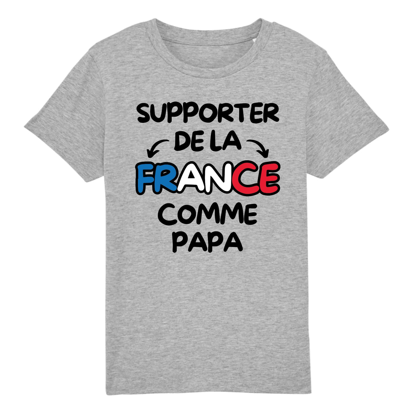 T-Shirt Enfant Supporter de la France comme papa 