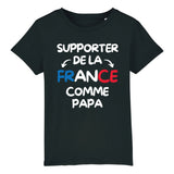 T-Shirt Enfant Supporter de la France comme papa 
