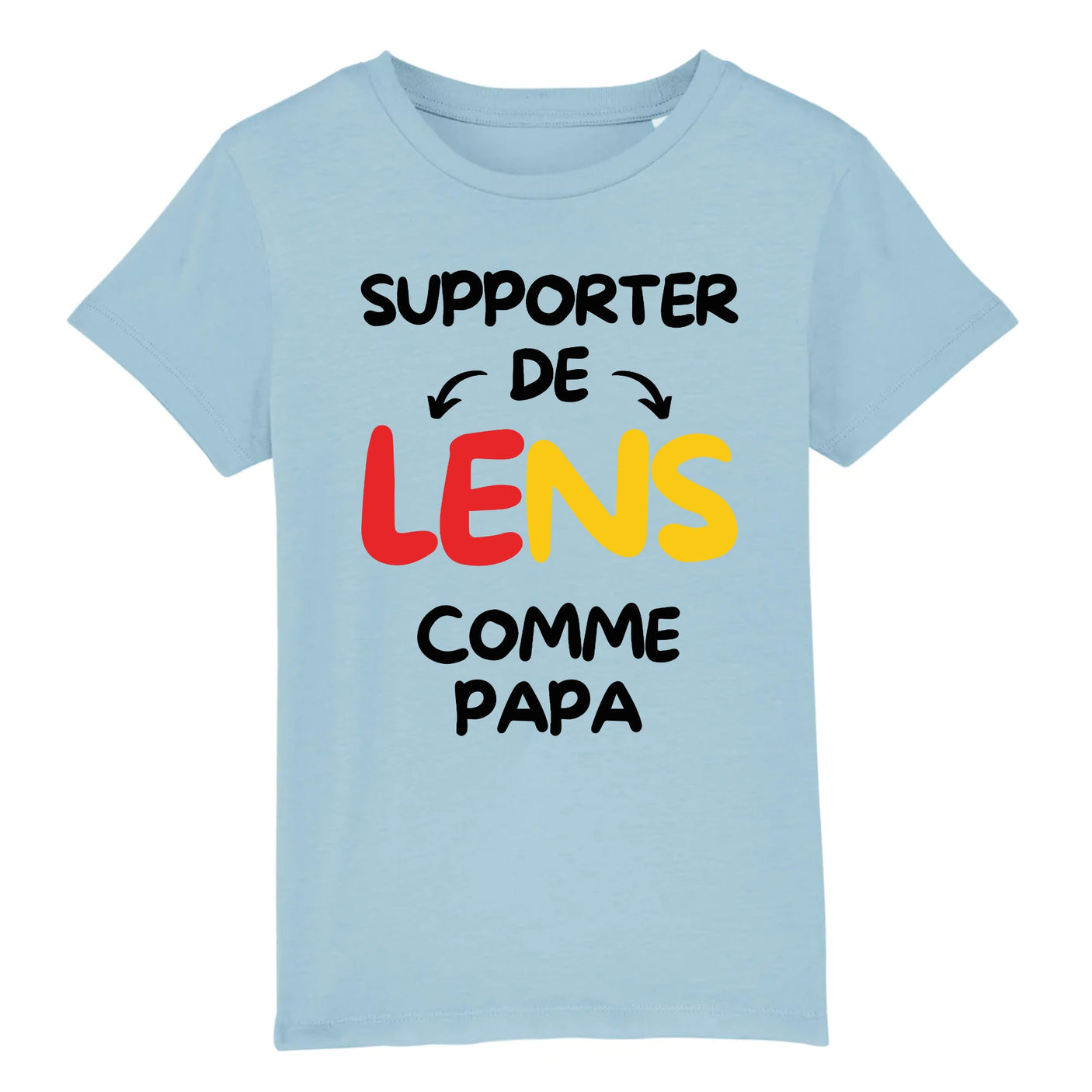 T-Shirt Enfant Supporter de Lens comme papa 