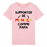 T-Shirt Enfant Supporter de Monaco comme papa 