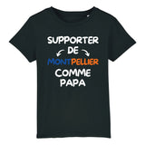 T-Shirt Enfant Supporter de Montpellier comme papa 