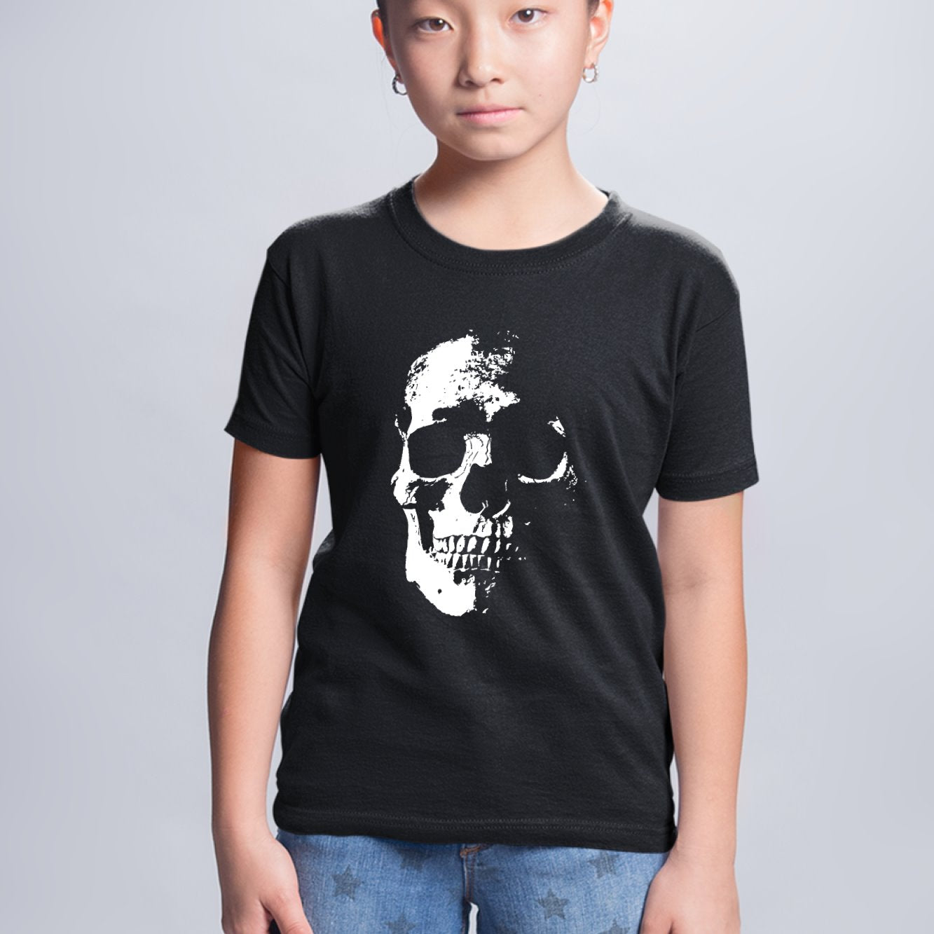 T Shirt Enfant T te de mort