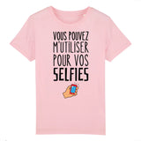 T-Shirt Enfant Vous pouvez m'utiliser pour vos selfies 