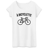 T-Shirt Femme À bicyclette 