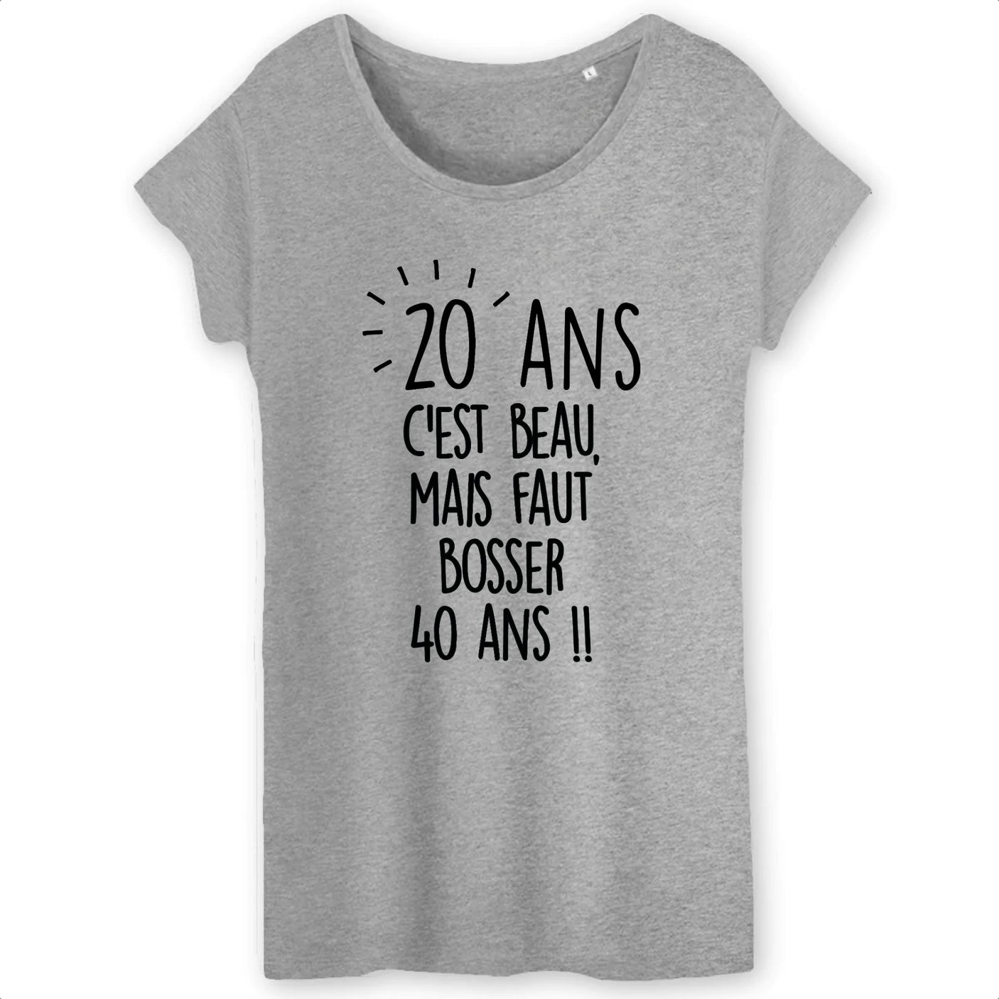 T-Shirt Femme Anniversaire 20 ans 