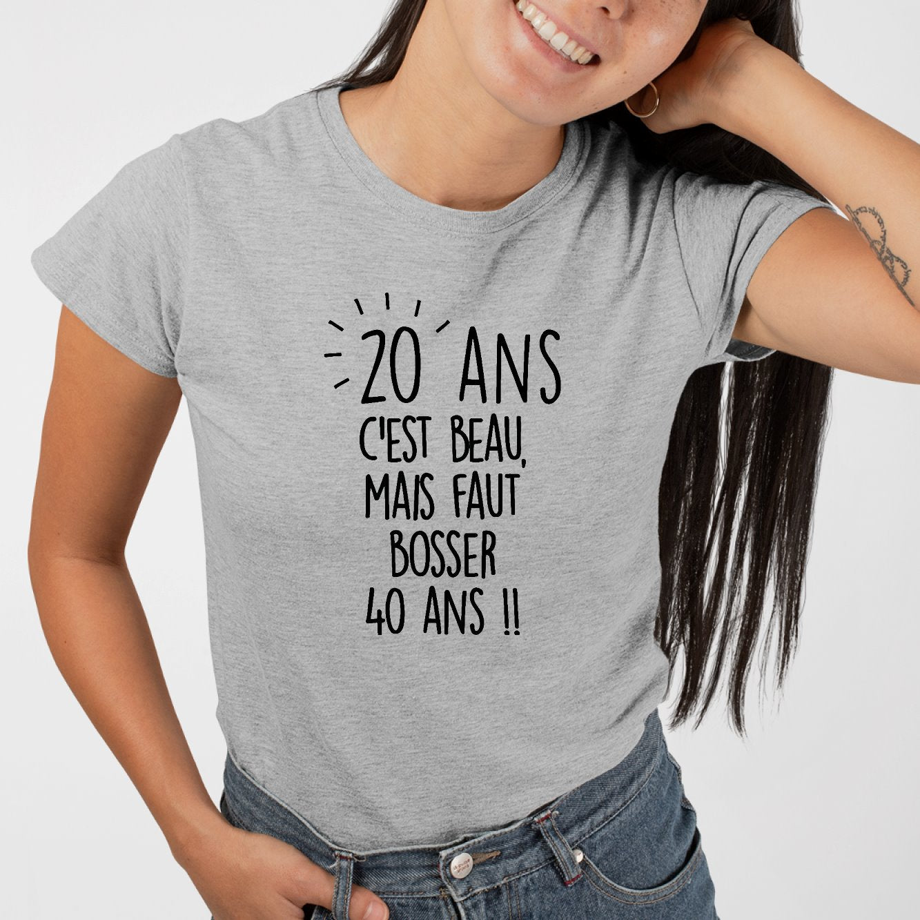 T-Shirt Femme Anniversaire 20 ans