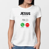 T-Shirt Femme Appel de Jésus Blanc