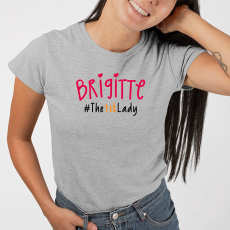 T-Shirt Femme Brigitte Gris