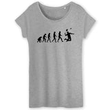 T-Shirt Femme Évolution badminton 