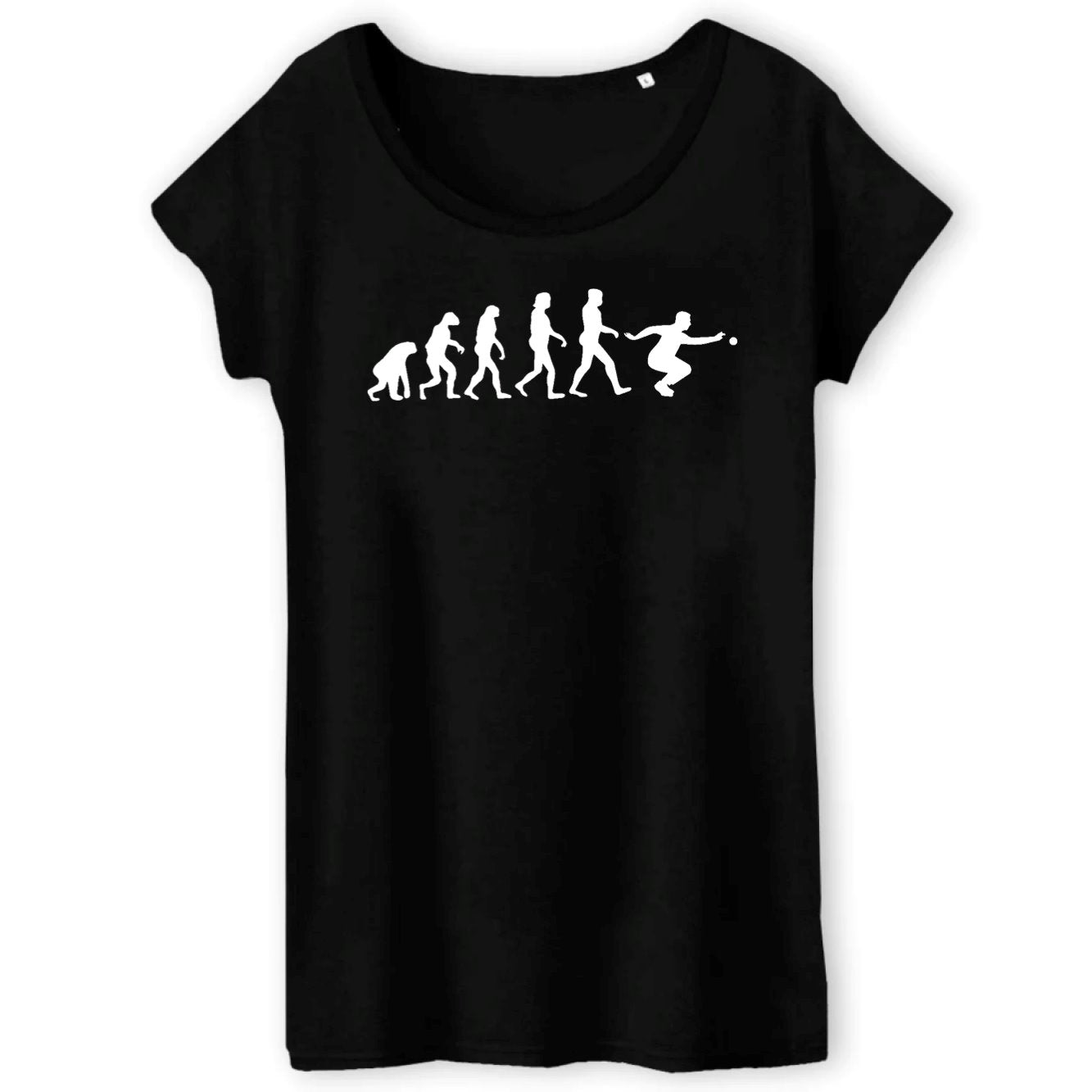 T-Shirt Femme Évolution pétanque 