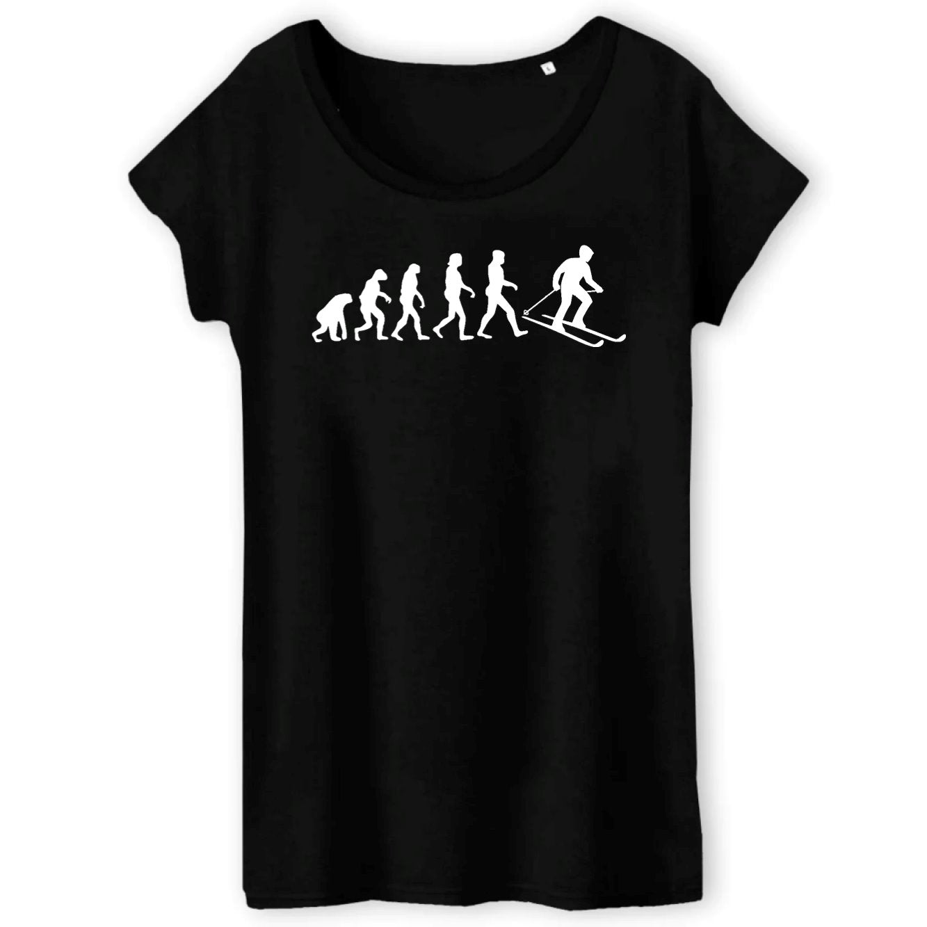 T-Shirt Femme Évolution ski 