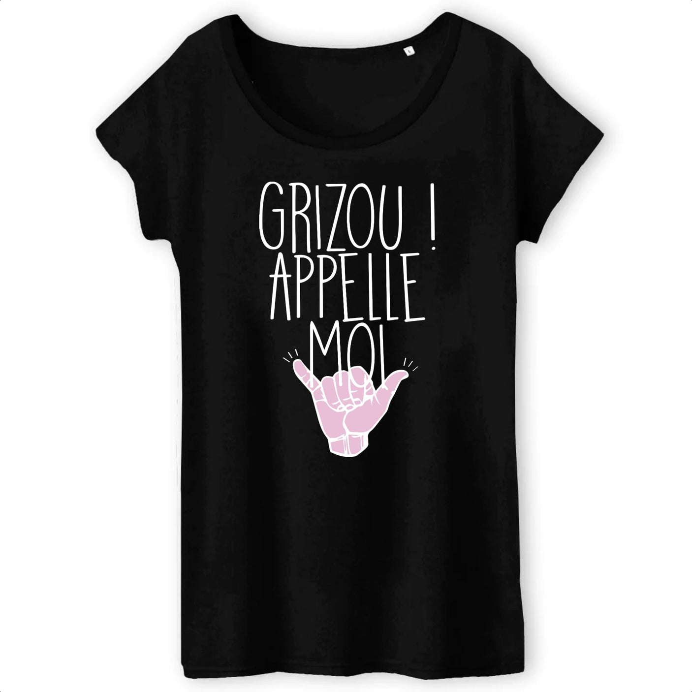 T-Shirt Femme Grizou appelle moi 