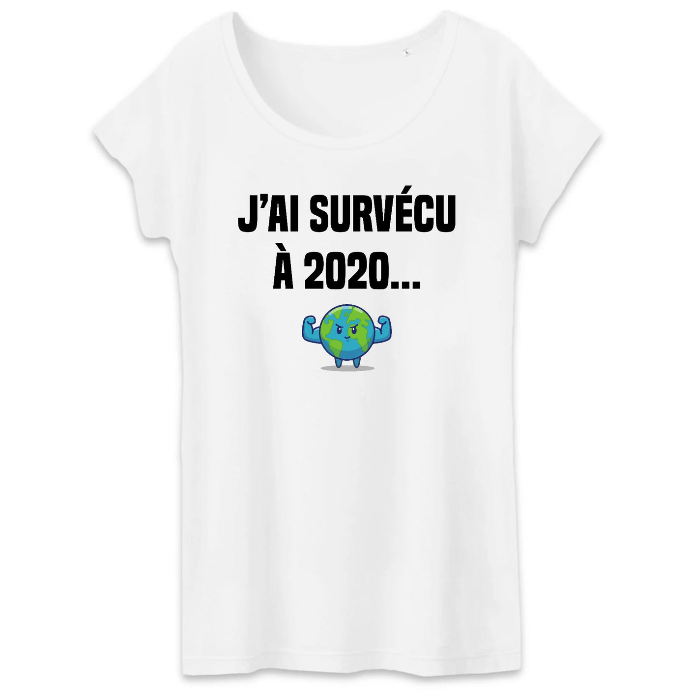 T-Shirt Femme J'ai survécu à 2020 