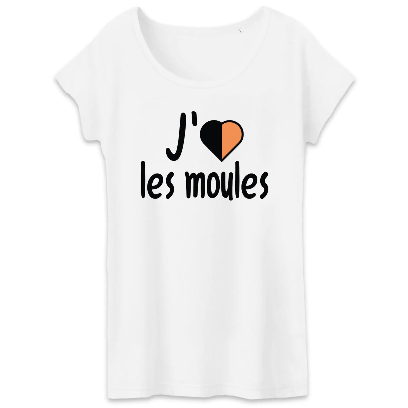 T-Shirt Femme J'aime les moules 