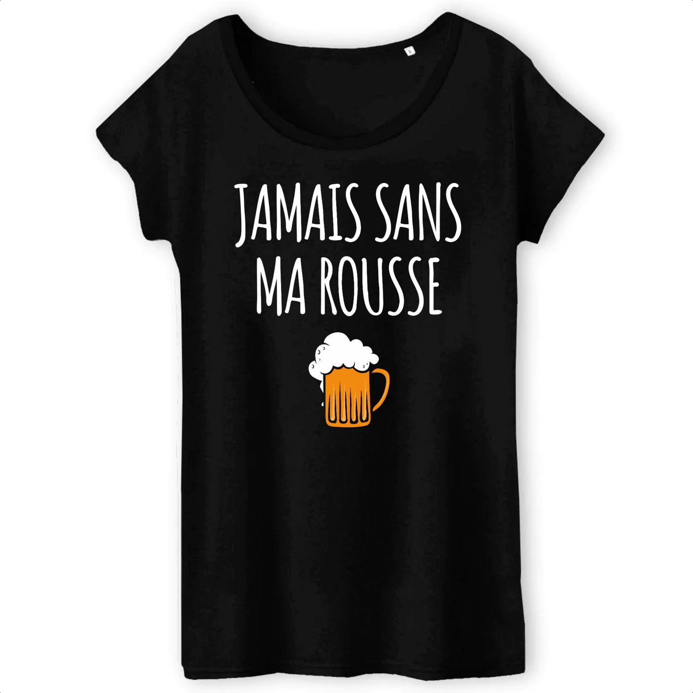 T-Shirt Femme Jamais sans ma rousse 