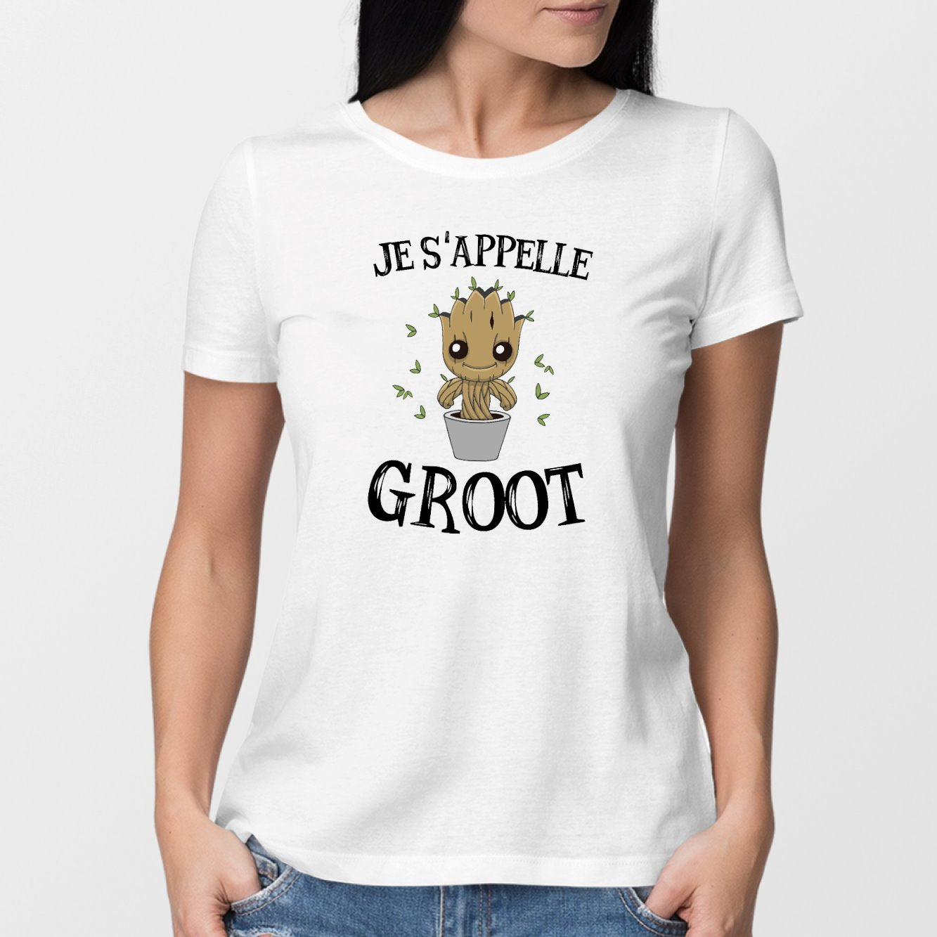 T-Shirt Femme Je s'appelle Groot